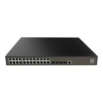 LevelOne GEL-2871 - Switch - gestito - 24 x 10/100/1000 + 4 x SFP Gigabit combinato