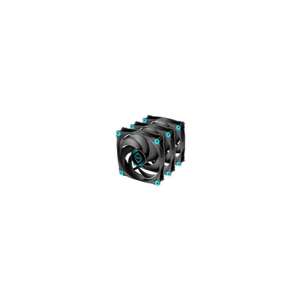 Iceberg Thermal IceGale - Ventola per case - 120 mm - Nero (confezione da 3)
