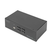 DIGITUS KVM Switch, 4 porte, doppio display, 4K, DisplayPort®