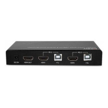Switch KVM/audio/USB Lindy - HDMI 4K60, USB 2.0