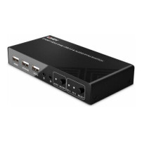 Switch KVM/audio/USB Lindy - HDMI 4K60, USB 2.0
