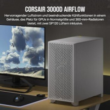 Corsair 3000D AIRFLOW - Mid tower - E-ATX - Seitenteil mit Fenster (gehärtetes Glas)