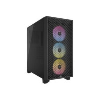 Corsair 3000D RGB AIRFLOW - Mid tower - E-ATX - Seitenteil mit Fenster (gehärtetes Glas)