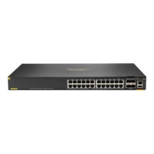 HPE Aruba 6200F 24G Class4 PoE 4SFP+ 370W Switch - Switch - max. Distanza massima di stacking 10 km - L3 - gestito - 24 x 10/100