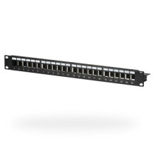 EFB Elektronik EFB Elektronik - Pannello patch - senza Keystone - montabile su rack - nero - 1U - 48,3 cm (19″)