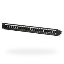 EFB Elektronik EFB Elektronik - Pannello patch - senza Keystone - montabile su rack - nero - 1U - 48,3 cm (19″)
