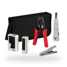 Set di utensili di rete M-CAB con borsa, 4 pezzi - Set di cavi/adattatori