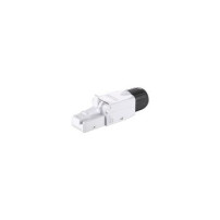 Equip Cat.6A Connettori RJ45 senza attrezzi - 5 pezzi/set - RJ-45 - Nero - Bianco - Maschio - Dritto - Policarbonato (PC) - Cat6