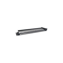 Pannello patch non schermato Cat.6 Keystone da 48 porte Equip - Nero - RJ-45 - Cat6 - Nero - Acciaio - 1U - 482,6 mm