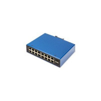 DIGITUS Switch PoE Gigabit Ethernet gestito L2 industriale a 16+2 porte
