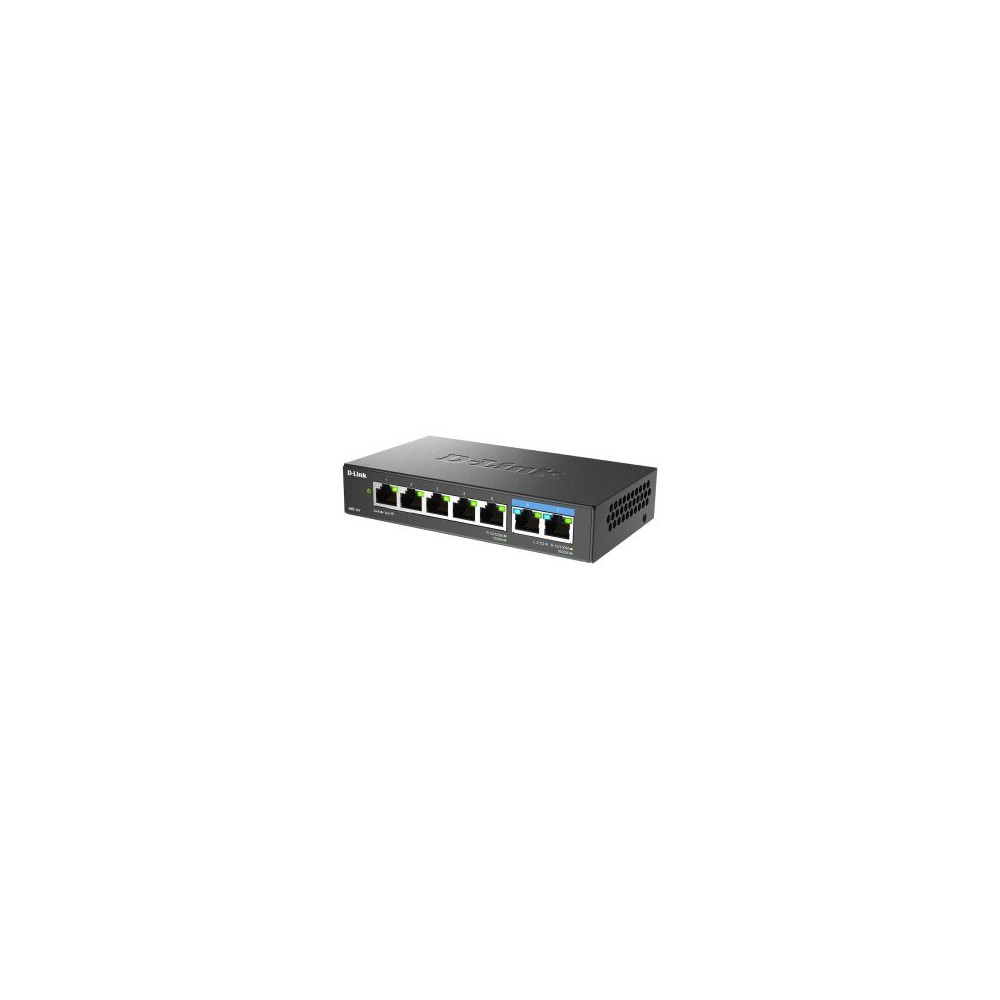 D-Link DMS 107 - Switch - unmanaged - 5 x 10/100/1000 + 2 x 2.5GBase-T