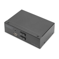 DIGITUS KVM Switch, 2x1 DP, DP Out, USB