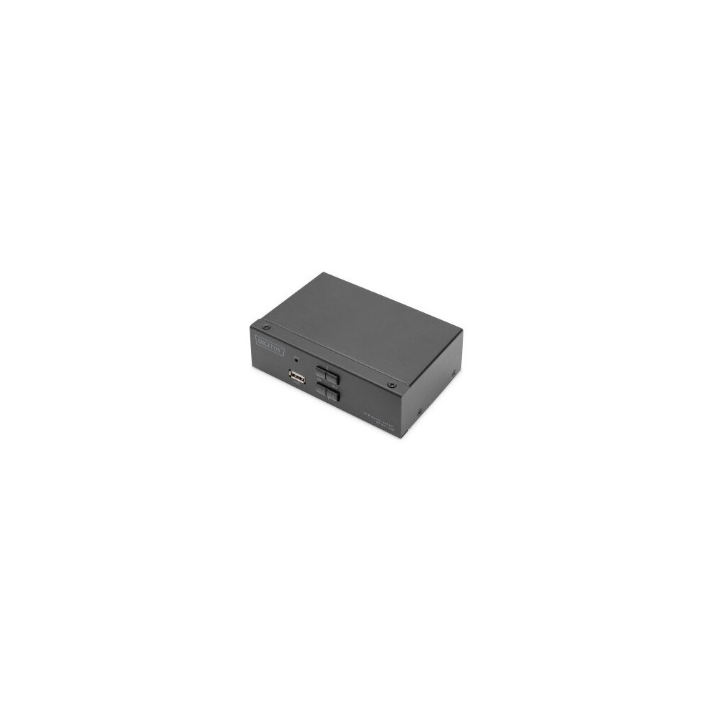 DIGITUS KVM Switch, 2x1 DP, DP Out, USB