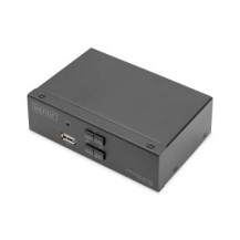 DIGITUS KVM Switch, 2x1 DP, DP Out, USB