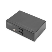 DIGITUS KVM Switch, 2x1 DP, DP Out, USB