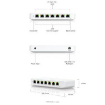 Ubiquiti UniFi Switch Ultra 210W - Switch - gestito - 7 x 10/100/1000 (PoE+)