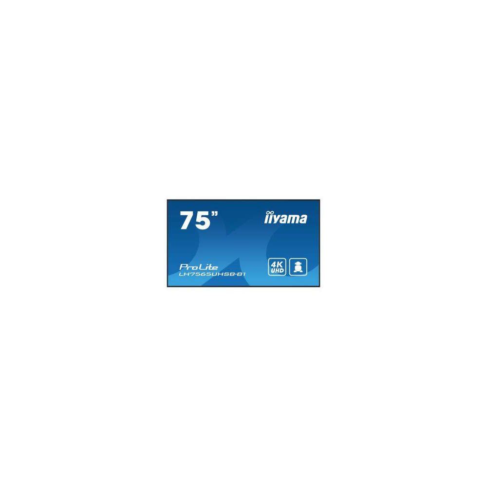 Iiyama ProLite LH7565UHSB-B1 - 75″ Classe di diagonale (74,5″)