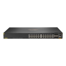 HPE Aruba 6200F 24G Class4 PoE 4SFP+ 370W Switch - Switch - distanza massima di stacking 10 km - L3 - gestito - 24 x 10/100/1000