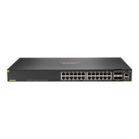 HPE Aruba 6200F 24G Class4 PoE 4SFP+ 370W Switch - Switch - distanza massima di stacking 10 km - L3 - gestito - 24 x 10/100/1000