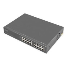 DIGITUS Iniettore PoE Gigabit Ethernet a 8 porte, 802.3bt, 250 W