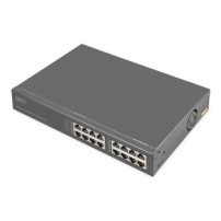 DIGITUS Iniettore PoE Gigabit Ethernet a 8 porte, 802.3bt, 250 W