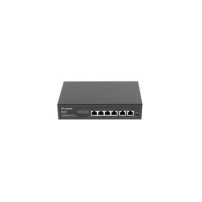 Lanberg RSFE-4P-2FE-60 - Unmanaged - Fast Ethernet (10/100) - Power over Ethernet (PoE) - Montaggio su rack - 1U