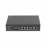 Lanberg RSFE-4P-2FE-60 - Unmanaged - Fast Ethernet (10/100) - Power over Ethernet (PoE) - Montaggio su rack - 1U