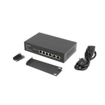 Lanberg RSFE-4P-2FE-60 - Unmanaged - Fast Ethernet (10/100) - Power over Ethernet (PoE) - Montaggio su rack - 1U