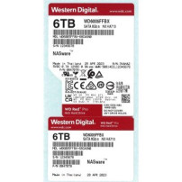 WD Red Pro WD6005FFBX - Disco rigido - 6 TB - interno - 3.5″ (8.9 cm)