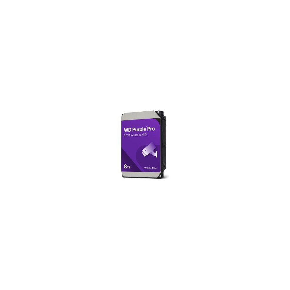 WD Purple Pro WD8002PURP - Disco rigido - 8 TB - videosorveglianza, Smart Video - interno - 3,5″ (8,9 cm)