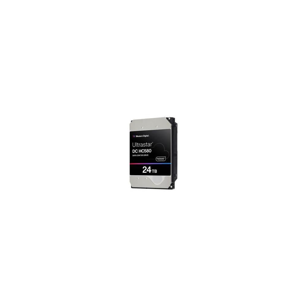 WD Ultrastar DC HC580 WUH722424AL5204 - Disco rigido - Data center - 24 TB - interno - 3.5″ (8.9 cm)