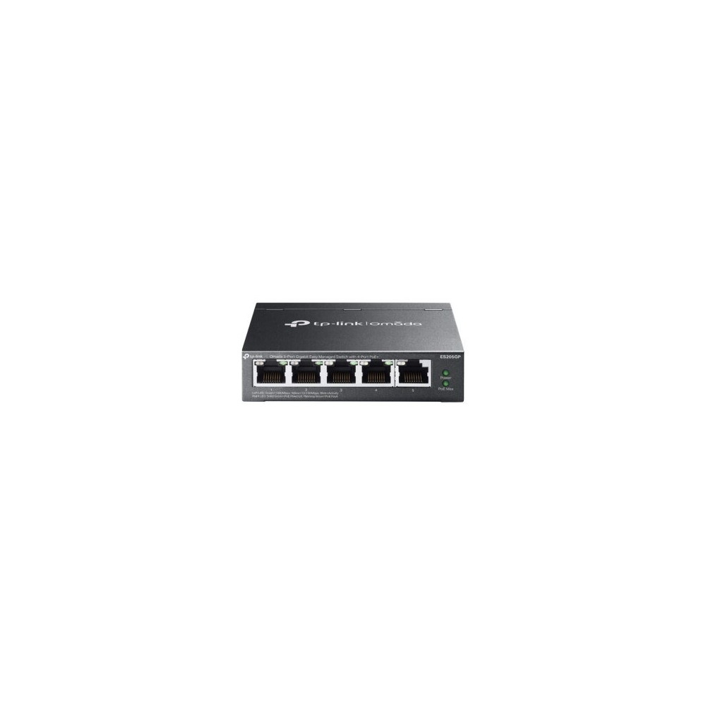 TP-LINK Omada ES205GP V1 - Switch - gestito - 4 x 10/100/1000 (PoE+)
