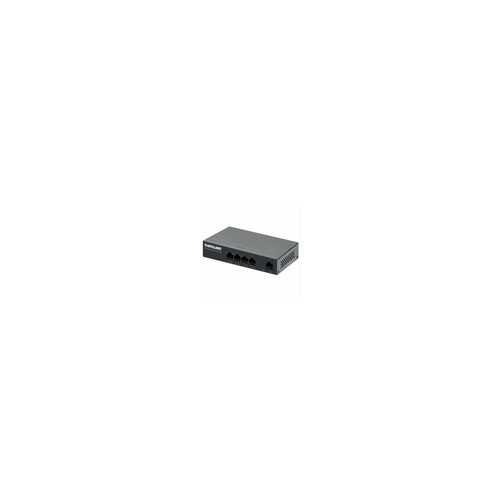 Intellinet Switch PoE+ Gigabit Ethernet a 5 porte Quattro porte Gigabit PSE una porta Gigabit - Switch - 1 Gbps