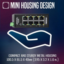 TRENDnet 8-PORT INDUSTRIAL FAST ETHERNET