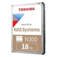 Toshiba N300 NAS - Disco rigido - 18 TB - interno - 3.5″ (8.9 cm)