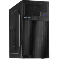 Inter-Tech Geh IT-6521 black Micro-Tower 2xUSB 3.2 Gen 1 - Tower - ATX