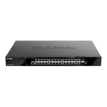 D-Link DGS-1520-28MP/E switch di rete Gestito L3 Gigabit Ethernet (10/100/1000) Supporto Power over Ethernet (PoE) 1U