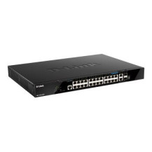 D-Link DGS-1520-28MP/E switch di rete Gestito L3 Gigabit Ethernet (10/100/1000) Supporto Power over Ethernet (PoE) 1U