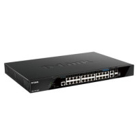 D-Link DGS-1520-28MP/E switch di rete Gestito L3 Gigabit Ethernet (10/100/1000) Supporto Power over Ethernet (PoE) 1U
