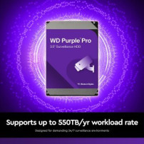 WD Purple Pro WD102PURP - Disco rigido - 10 TB - interno - 3.5″ (8.9 cm)