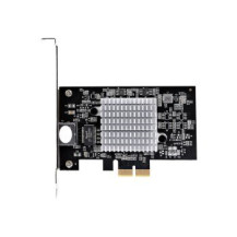 StarTech.com Scheda adattatore di rete PCIe a 1 porta da 10 Gbps, Scheda di rete per PC/server, Scheda Ethernet PCIe a basso pro