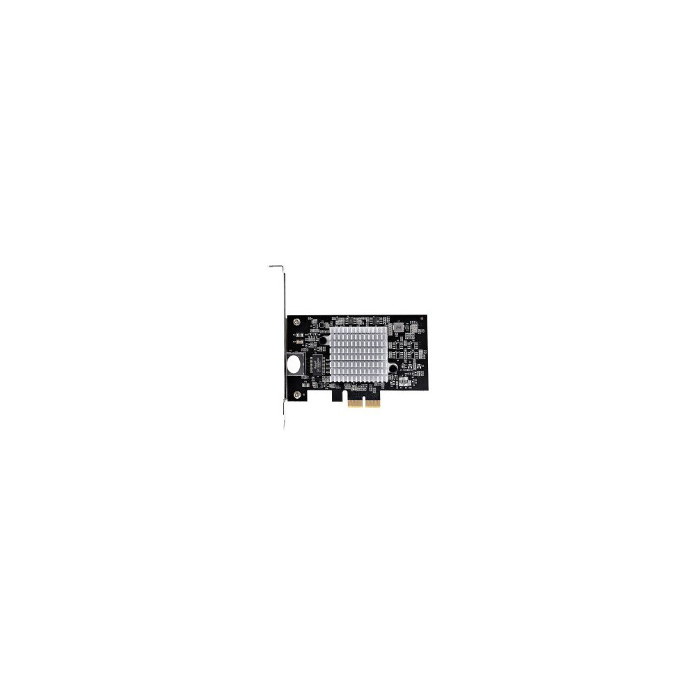 StarTech.com Scheda adattatore di rete PCIe a 1 porta da 10 Gbps, Scheda di rete per PC/server, Scheda Ethernet PCIe a basso pro