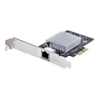 StarTech.com Scheda adattatore di rete PCIe a 1 porta da 10 Gbps, Scheda di rete per PC/server, Scheda Ethernet PCIe a basso pro