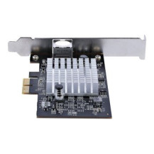 StarTech.com Scheda adattatore di rete PCIe a 1 porta da 10 Gbps, Scheda di rete per PC/server, Scheda Ethernet PCIe a basso pro