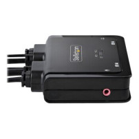 StarTech.com 2-Port Hybrid USB-C DisplayPort KVM Switch