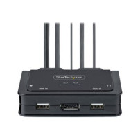 StarTech.com 2-Port Hybrid USB-C DisplayPort KVM Switch