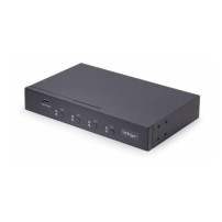 StarTech.com Switch KM a 4 porte con roaming del mouse, Switch USB per tastiera/mouse, audio da 3,5 mm e USB, condivisione perif