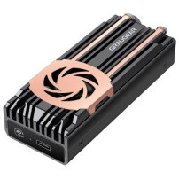 GrauGear Alloggiamento esterno M.2 NVMe SSD con Ventola
