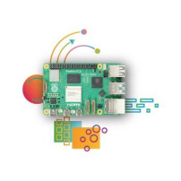 Scheda Raspberry Pi Pi 5 Modello B 8 GB RAM - Custodia - Bluetooth 5