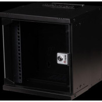 Equip Alloggiamento a parete 10″ 06U 300x300mm Porta in vetro nera - Alloggiamento - 10″